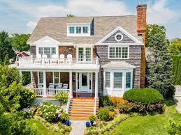 Restored beach home with cedar shingles